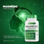 Magnesio L - Treonato 500mg 120 capsulas 100% Puro Ecomev - Imagem 2