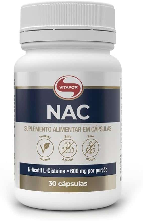 NAC-N-Acetil-L-Cisteina-600mg-30-caps-Unico.jpg NAC N-Acetil L-Cisteína 600mg (30 caps), Único - Imagem 1
