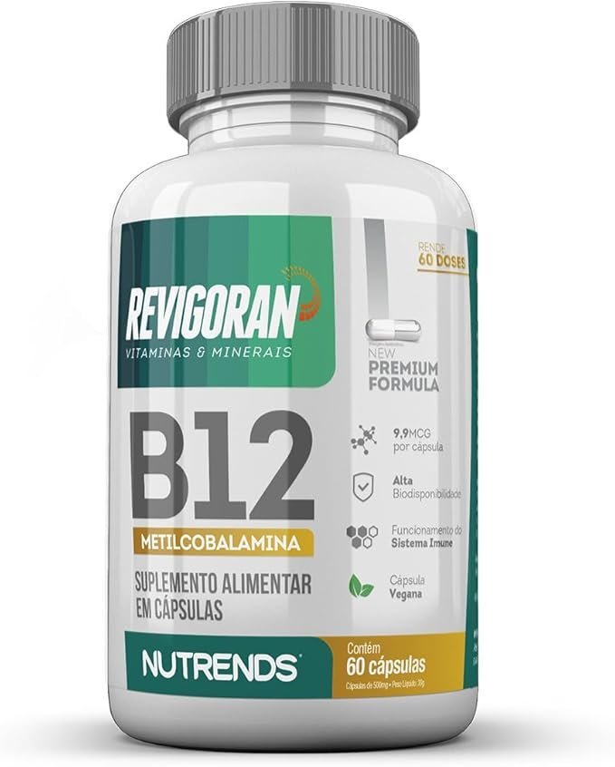 Revigoran-Vitamina-B12-Metilcobalamina-99mcg-60-capsulas-Nutrends.jpg Revigoran Vitamina B12 Metilcobalamina 9,9mcg 60 cápsulas, Nutrends - Imagem 1
